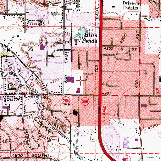 Topographic Map of Brigham Madsen, UT