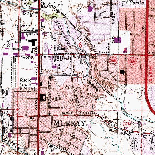 Topographic Map of Eden Acres, UT