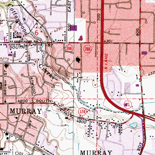 Topographic Map of Spring Dale, UT