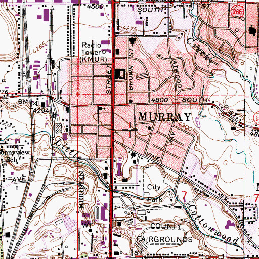 Topographic Map of Tingleys Addition, UT