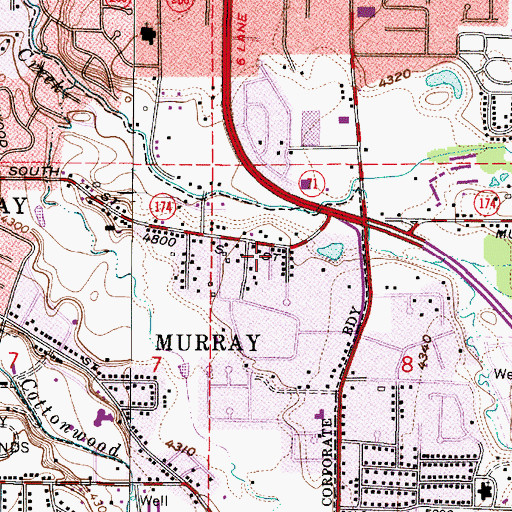 Topographic Map of Laura Park, UT