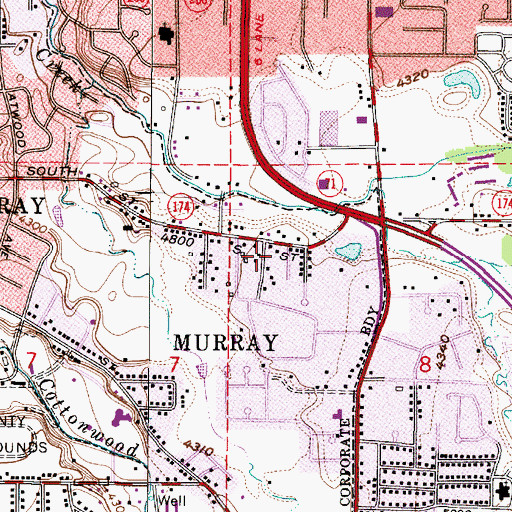 Topographic Map of Nielson, UT