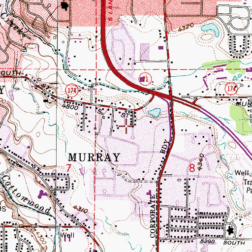 Topographic Map of Pine Hill, UT