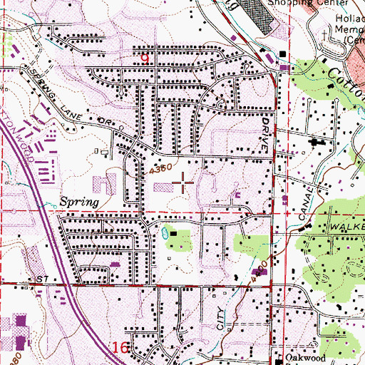 Topographic Map of Cambridge Estates, UT