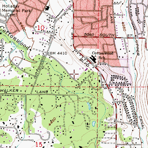 Topographic Map of Haven Place, UT