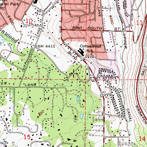 Topographic Map of Hillsden Addition, UT
