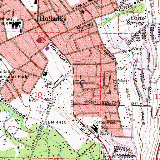 Topographic Map of Milo, UT