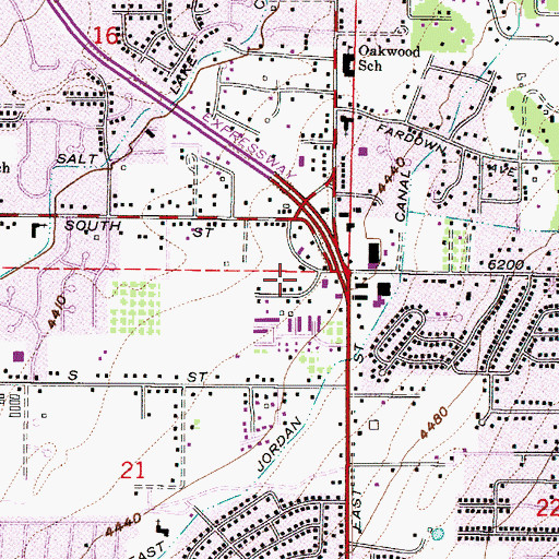 Topographic Map of Jeremy, UT