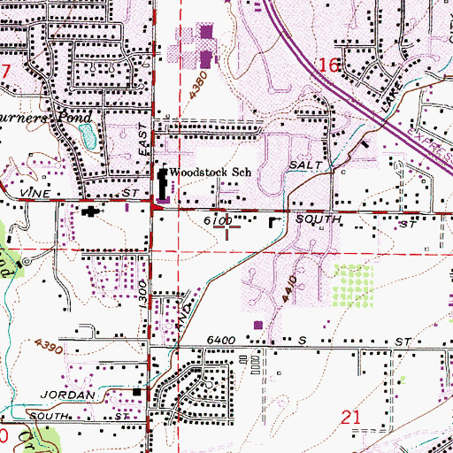 Topographic Map of Kellgreen Acres, UT