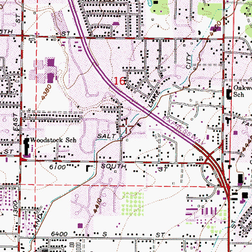Topographic Map of Monte Carlo Condominium, UT