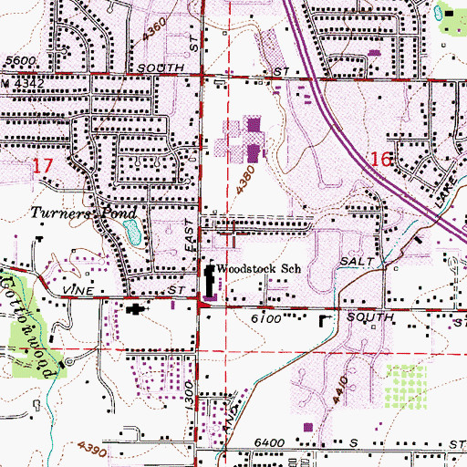 Topographic Map of Olympus View, UT
