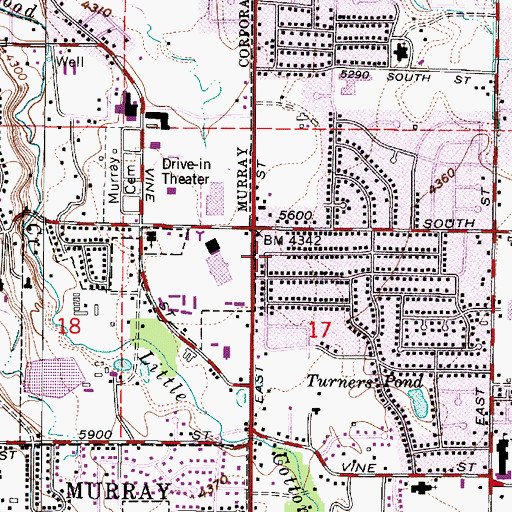 Topographic Map of Howe, UT