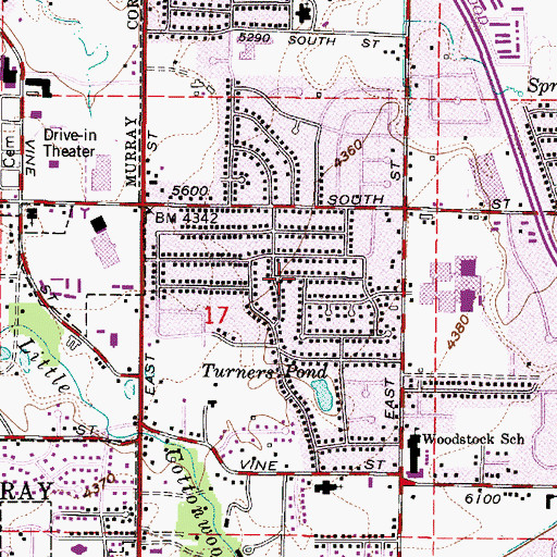 Topographic Map of South Cottonwood Acres, UT