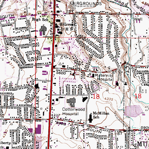 Topographic Map of East Rubens, UT