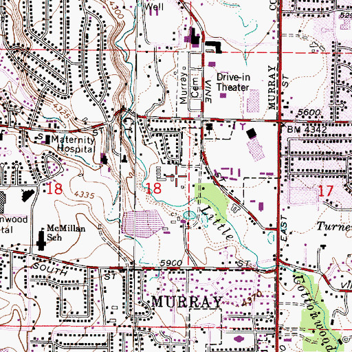 Topographic Map of Walnut Brook, UT