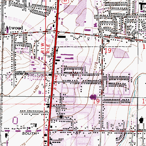 Topographic Map of Bonneville Terrace, UT