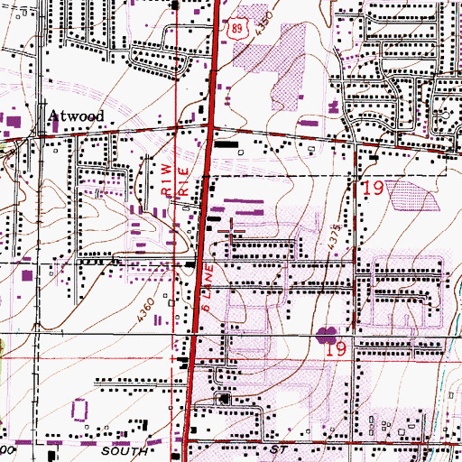 Topographic Map of Hirsch, UT