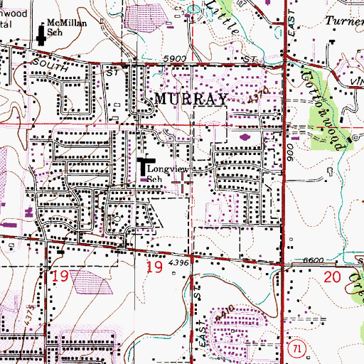Topographic Map of Litson, UT