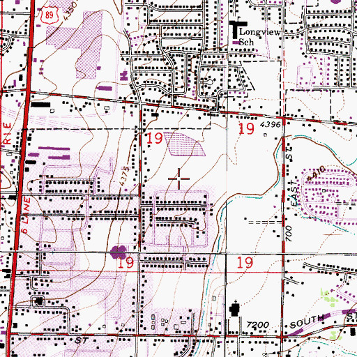 Topographic Map of Prestige Estates, UT
