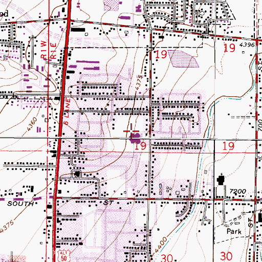 Topographic Map of Wilson, UT