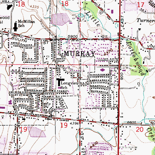 Topographic Map of Clayton, UT