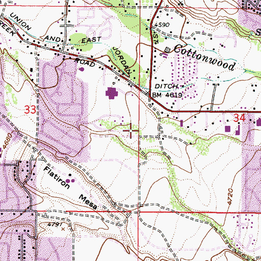 Topographic Map of Willow Creek Terrace, UT