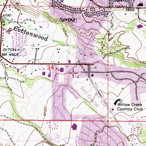 Topographic Map of Cravalan Estates, UT
