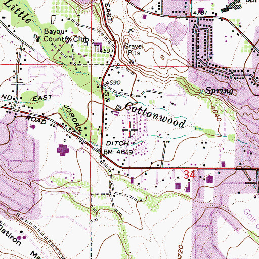 Topographic Map of Willow Stream Estates, UT