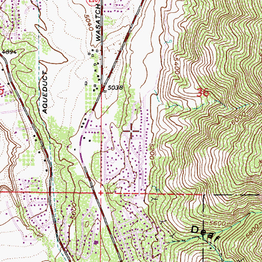 Topographic Map of Top of the World, UT