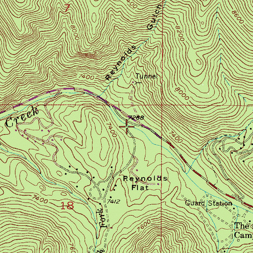Topographic Map of Mounthaven, UT