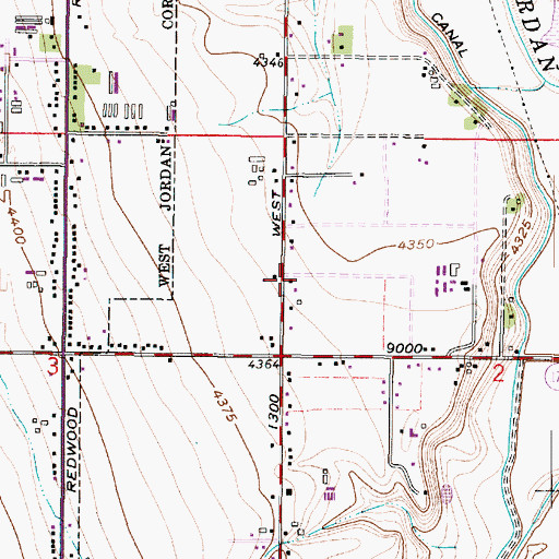 Topographic Map of Fox Place Minor, UT