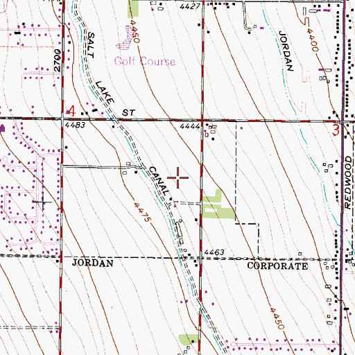 Topographic Map of Williamsburg, UT