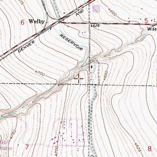 Topographic Map of Laurel Ridge, UT