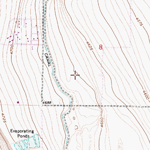 Topographic Map of Southwood Manor, UT