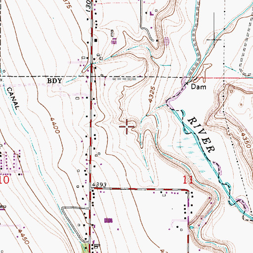 Topographic Map of West River Estates, UT