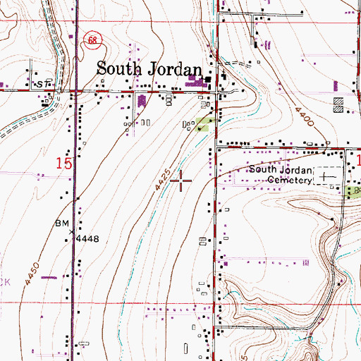 Topographic Map of Chattel Number 5, UT