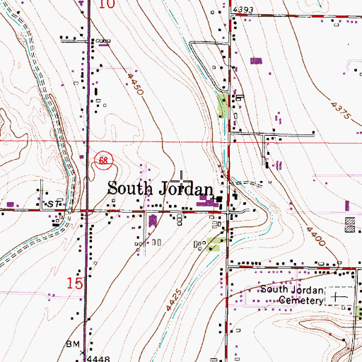 Topographic Map of Y-Worry Estates, UT