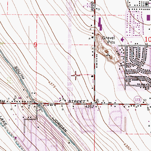 Topographic Map of Autumn Wood Circle, UT