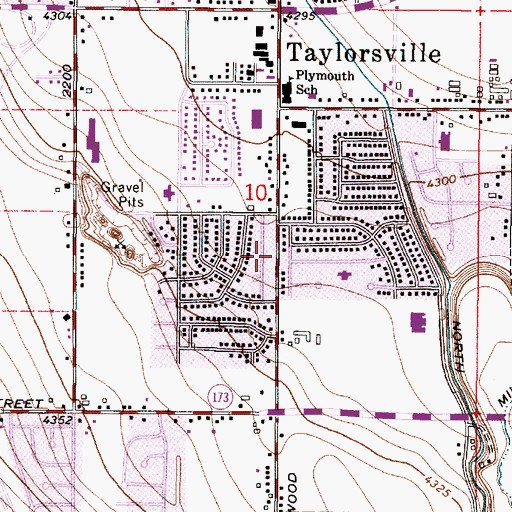 Topographic Map of Best View, UT