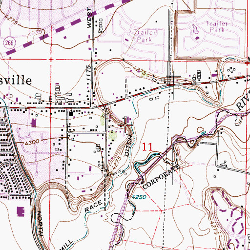 Topographic Map of Brown-Tye Meadows, UT