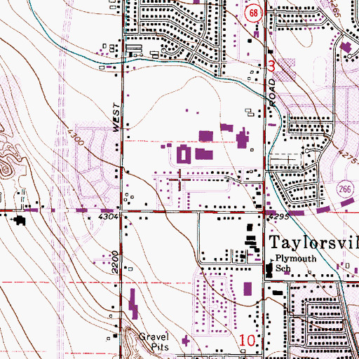 Topographic Map of Bowling Green, UT