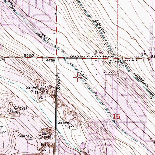 Topographic Map of Continental Estates, UT