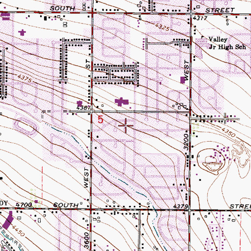 Topographic Map of Colony East, UT