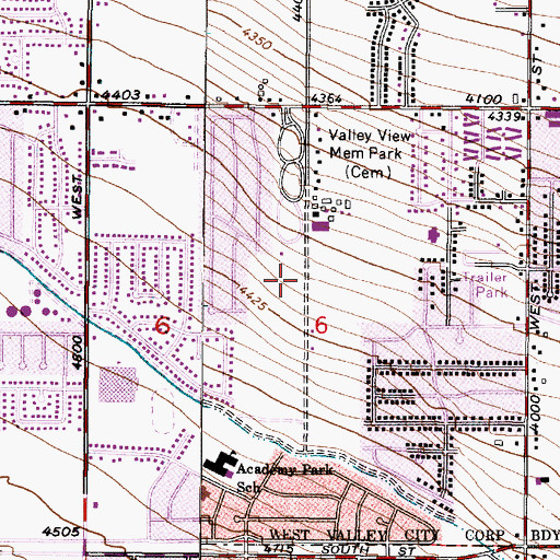 Topographic Map of Colony West, UT