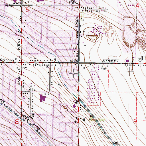 Topographic Map of Colony South, UT