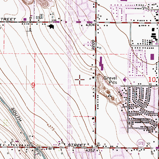 Topographic Map of Coats Estates Number 7, UT