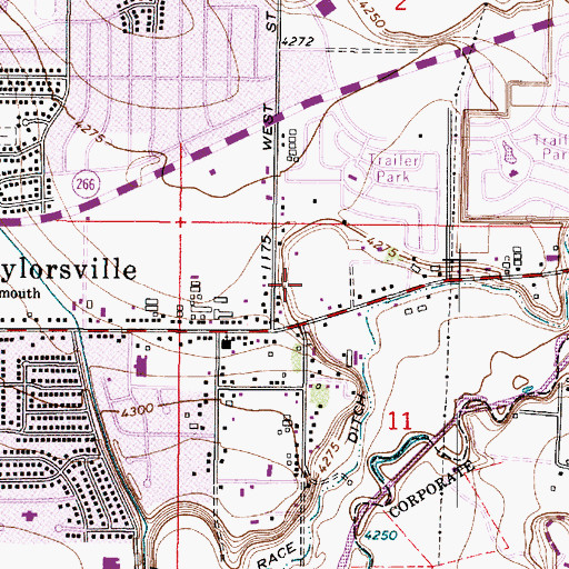 Topographic Map of Erin Meadows, UT