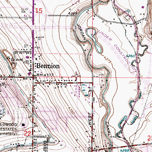 Topographic Map of Cluistos, UT