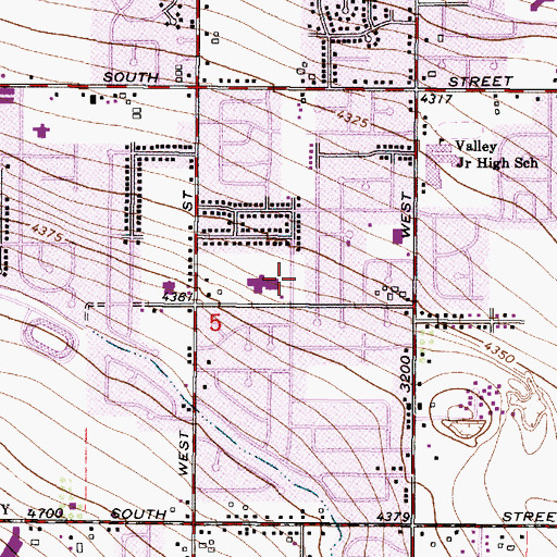 Topographic Map of Frost, UT