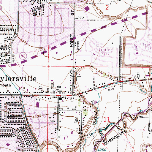 Topographic Map of Hidden Cove Number 3, UT
